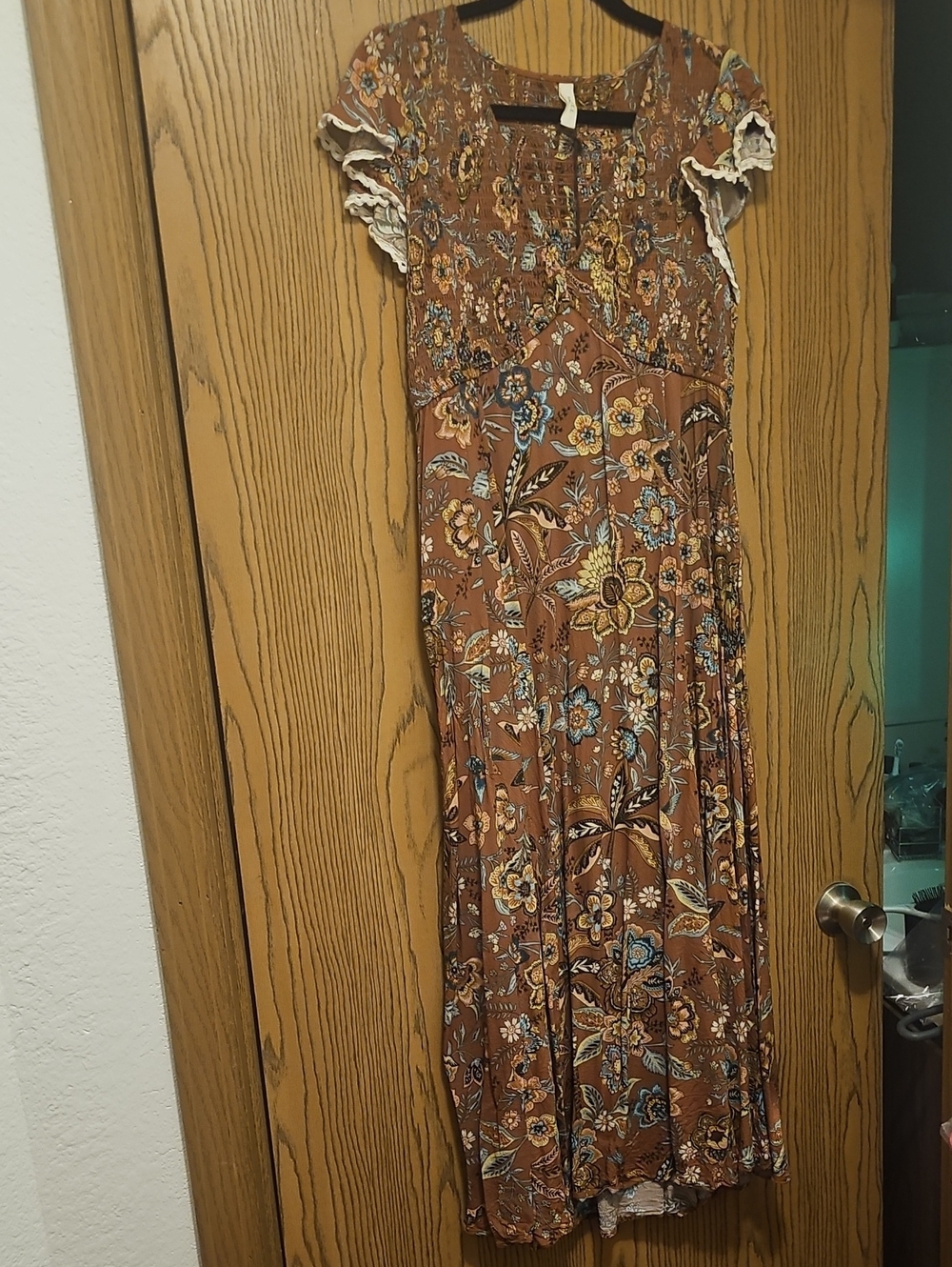 Spell Mojave Lily Shirred Maxi Dress - Picture 8 of 13